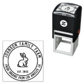 ヴィンテージパーソナライズされたファミリーファーム セルフインキングスタンプ (インサイチュ)