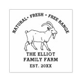 ヴィンテージパーソナライズされたファミリーファーム ラバースタンプ (インプリント)