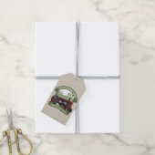 ヴィンテージパーソナライズされたファームトラクタカントリー農家 ギフトタグ (より糸付き)