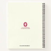 ヴィンテージパーソナライズされたフクロウアカデミア鳥 ノートブック (裏面)