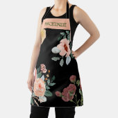 ヴィンテージパーソナライズされたフローラオールオーバープリントエプロン エプロン (インサイチュ)