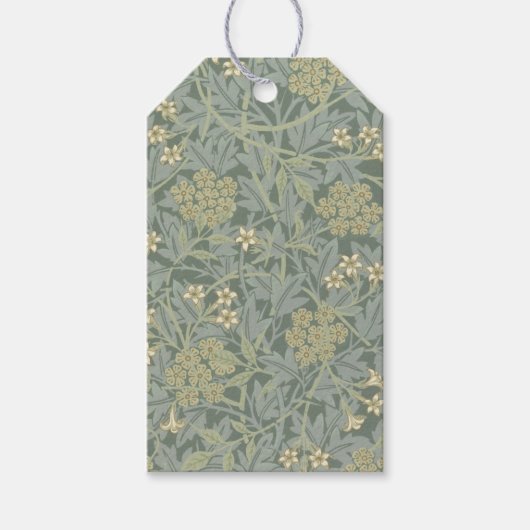 ヴィンテージパーソナライズされたフローラビクトリアン時代 ギフトタグ (正面)