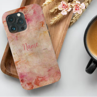 ヴィンテージパーソナライズされたフローラ電話ケース iPhone 13 PROケース
