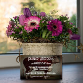 ヴィンテージパーソナライズされたヘレフォードカウ名刺 名刺