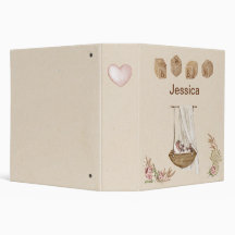 ヴィンテージパーソナライズされたベビーバインダー