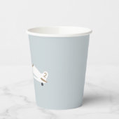 ヴィンテージパーソナライズされたボーイズ誕生日 紙コップ (左)