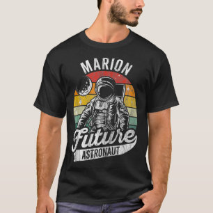 ヴィンテージパーソナライズされたマリオン未来宇宙飛行士宇宙 Tシャツ
