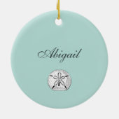 ヴィンテージパーソナライズされたマートルビーチサウスカロライナ セラミックオーナメント (裏面)