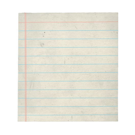 ヴィンテージパーソナライズされたメモ・パッド（ビジネス明細付） ノートパッド (正面)