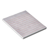 ヴィンテージパーソナライズされたメモ・パッド（ビジネス明細付） ノートパッド (アングル)