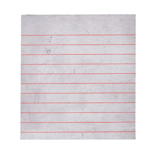 ヴィンテージパーソナライズされたメモ・パッド（ビジネス明細付） ノートパッド (正面)