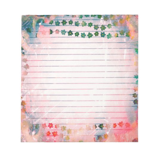 ヴィンテージパーソナライズされたメモ・パッド（ビジネス明細付） ノートパッド (正面)