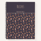 ヴィンテージパーソナライズされたレシピ ノートブック (正面)