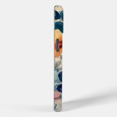 ヴィンテージパーソナライズされたワイルドフラワーパープル&オレンジ Case-Mate iPhoneケース (裏面 / 右)