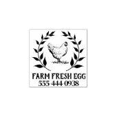 ヴィンテージパーソナライズされた丸スタンプ ラバースタンプ (インプリント)