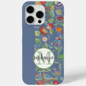 ヴィンテージパーソナライズされた刺繍模様 Case-Mate iPhoneケース (裏面)