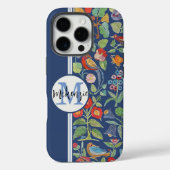 ヴィンテージパーソナライズされた刺繍模様 Case-Mate iPhoneケース (裏面)