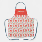 ヴィンテージパーソナライズされた名エプロン エプロン (正面)