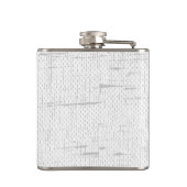 ヴィンテージパーソナライズされた名バイクもしくは自転車に乗る人庫 フラスク (裏面)