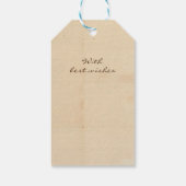 ヴィンテージパーソナライズされた天ラベル ギフトタグ (裏面)