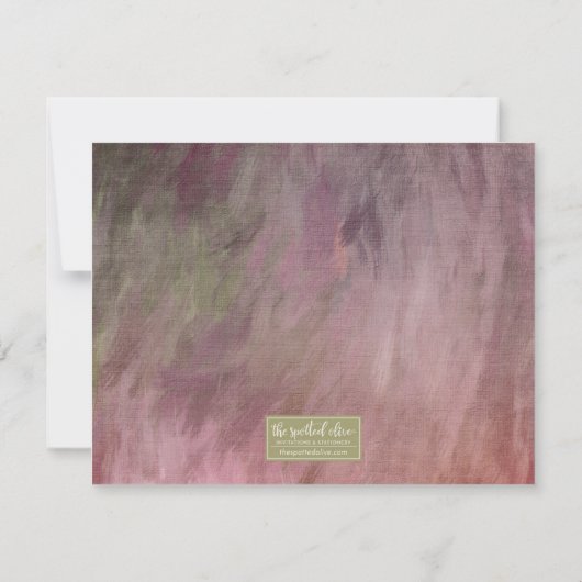 ヴィンテージパーソナライズされた文具 ノートカード (裏面)