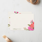 ヴィンテージパーソナライズされた文具 ノートカード (正面/裏面インサイチュ)