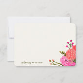 ヴィンテージパーソナライズされた文具 ノートカード (正面)