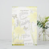 ヴィンテージパーソナライズされた文具 便箋 (スタンド正面)