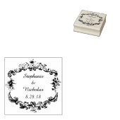 ヴィンテージパーソナライズされた文字 ラバースタンプ (押印)