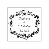 ヴィンテージパーソナライズされた文字 ラバースタンプ (インプリント)