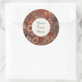 ヴィンテージパーソナライズされた植物時ビクトリアン代 ラウンドシール (バッグ)