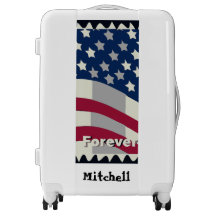 ヴィンテージパーソナライズされた米国国旗