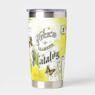 ヴィンテージパーソナライズされた粉 保温保冷タンブラー