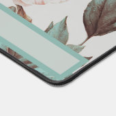 ヴィンテージパーソナライズされた花机マット デスクマット (コーナー)