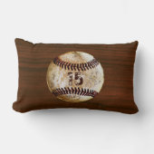 ヴィンテージパーソナライズされた装飾用クッション ランバークッション (正面)