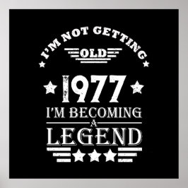 ヴィンテージパーソナライズされた誕生日プレゼント白 ポスター