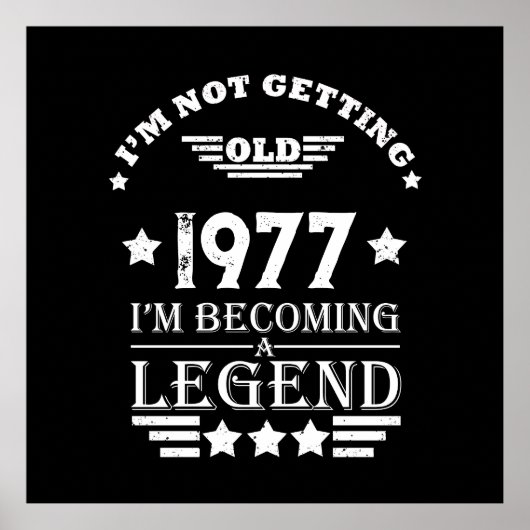 ヴィンテージパーソナライズされた誕生日プレゼント白 ポスター (正面)