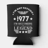 ヴィンテージパーソナライズされた誕生日プレゼント白 缶クーラー (裏面)