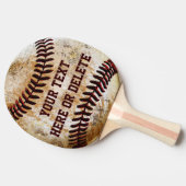 ヴィンテージパーソナライズされた野球卓球ラケット 卓球ラケット (横)