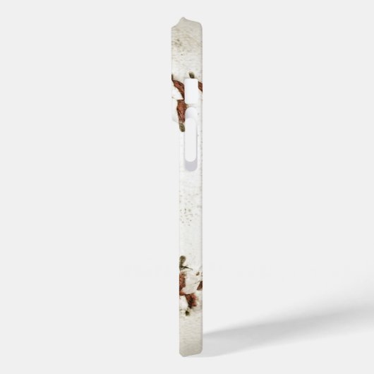 ヴィンテージパーソナライズされた野球 Case-Mate iPhoneケース (裏面 / 左)