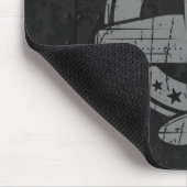 ヴィンテージパーソナライズされた飛行機パイロット飛んでいる学院 マウスパッド (コーナー)