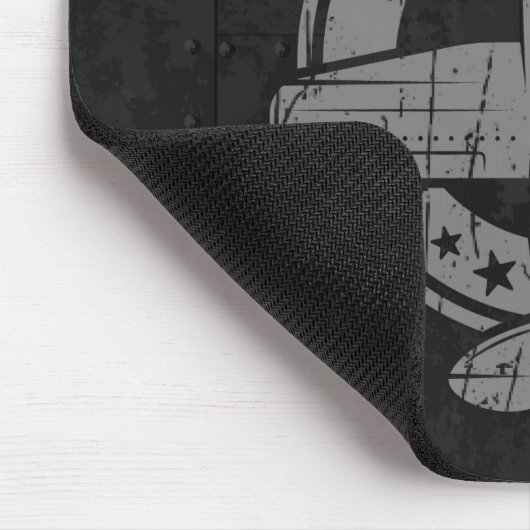 ヴィンテージパーソナライズされた飛行機パイロット飛んでいる学院 マウスパッド (コーナー)