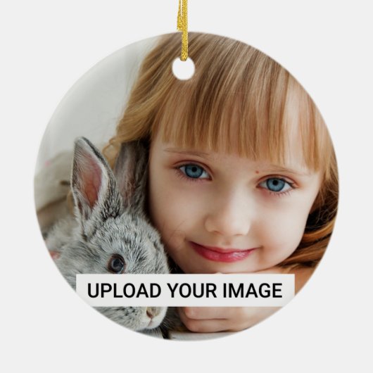 ヴィンテージパーソナライズされた鳥 セラミックオーナメント (裏面)