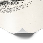 ヴィンテージパーソナライズされた鶏の鶏のコーチンバード フォトプリント            (角)