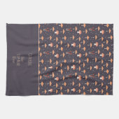 ヴィンテージパーソナライズされた キッチンタオル (横)