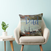 ヴィンテージパーソナライズモネ魚釣りボート クッション (椅子)