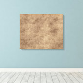 ヴィンテージパーチメントまたは紙の背カスタマイズ景 キャンバスプリント (インサイチュ (ウッドフロア))