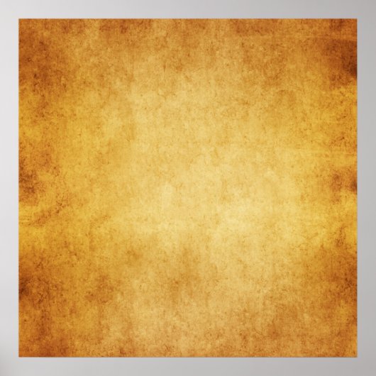 ヴィンテージパーチメントアンティーク紙背景カスタム ポスター (正面)