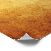 ヴィンテージパーチメントアンティーク紙背景カスタム ポスター (角)