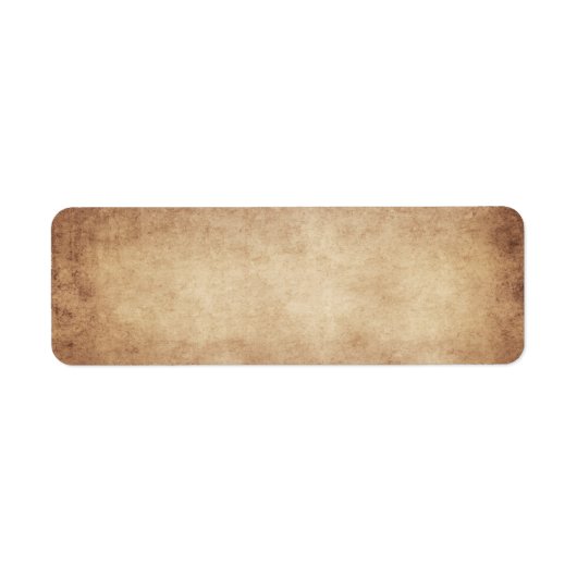 ヴィンテージパーチメントアンティーク紙背景カスタム ラベル (正面)